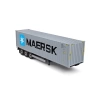 SOLİDO 1/24 CONTAINER TRAILER MAERSK GREY