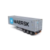 SOLİDO 1/24 CONTAINER TRAILER MAERSK GREY