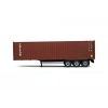 SOLİDO 1/24 REMORQUE PORTE CONTAINER RED 2021