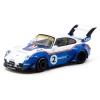 TARMAC WORKS 1/64 RWB 993 LİBERTY WALK WİTH CONTAİ