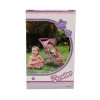 TENTELİ METAL PUSET PEMBE GRİ