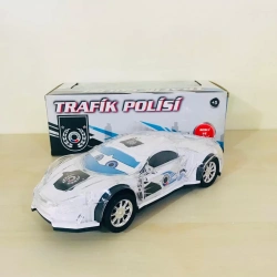 IŞIKLI MÜZİKLİ TRAFİK POLİSİ ARABASI