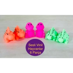 6LI VİNİL HAYVANLAR