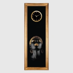 AYPŞ DEKORATİF TABLO SAAT KADIN