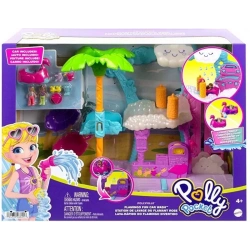 MATTEL POLLY POCKET FLAMİNGO ARABA SU EĞLENCESİ DH