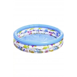 BESTWAY 3 BÖLMELİ DESENLİ HAVUZ 102X25 CM