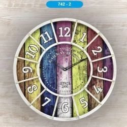 AYPS PLASTİK ÇERÇEVE DUVAR SAATİ 742