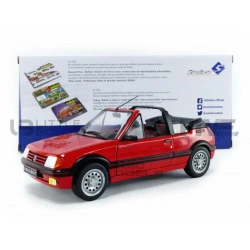SOLİDO 1/18 PEUGEOT 205 CTI ROUGE VALLELUNGA 1986
