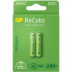 GP 650 mAh ŞARJLI İNCE PİL