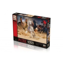 KS GAMES 1000 PARÇA PUZZLE WİLD HORSES