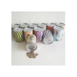 İMM RENKLİ TENEKE KUMBARA