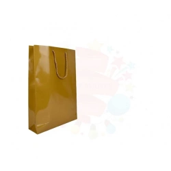 KARTON ÇANTA SELOFANLI 17*26 ALTIN 25Lİ