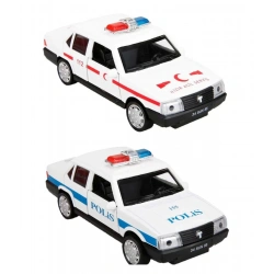 1/32 ARABA POLİS/HIZIR ACİL 13CM SESLİ IŞIKLI