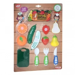 12 PCS SALATALIKLI KESİLEBİLEN MEYVE & SEBZE