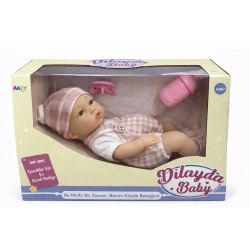 26CM TAM KAUÇUK BEBEK EMZİK VE BİBERONLU