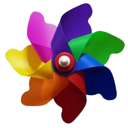 7 KANATLI RÜZGAR GÜLÜ 25CM