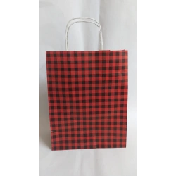 ÇANTA KRAFT BÜKÜM SAPLI KÜÇÜK KARE 25*31 25Lİ