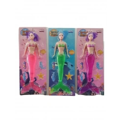 DENİZ KIZI BEBEK IŞIKLI 35CM