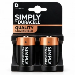 DURACELL SIMPLY D PİL 2Lİ