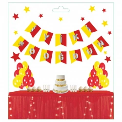 İYİ Kİ DOĞDUN YAZI SARI KIRMIZI