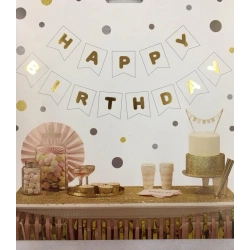 İYİ Kİ DOĞDUN YAZI YILDIZLI ALTIN