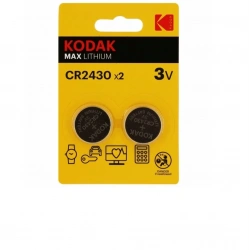 KODAK 2 ADET CR2430 MAX LİTYUM PARA PİL
