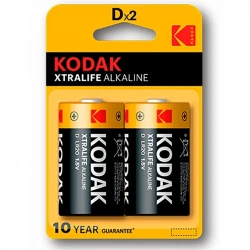 KODAK 2 ADET XTRALİFE ALKALİN BÜYÜK PİL-D