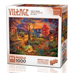 KS GAMES 1000 PARÇA PUZZLE AUTUMN VILLAGE