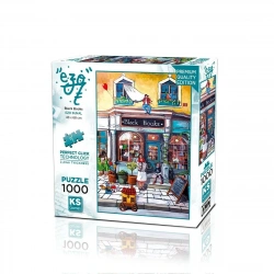 KS GAMES 1000 PARÇA PUZZLE BLACK BOOKS