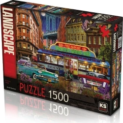KS GAMES 1500 PARÇA PUZZLE RİCKEYS DİNER
