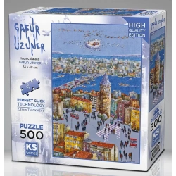 KS GAMES 500 PARÇA PUZZLE İCONİC GALATA