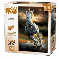 KS GAMES 500 PARÇA PUZZLE WHİTE STORM