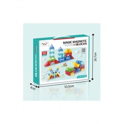 LEARNİNG FUN MANYETİK STEM OYUNCAK 128 PARÇA - Dİ