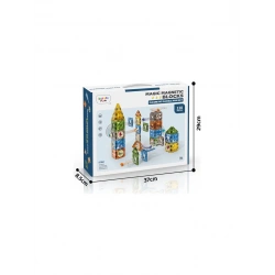 LEARNİNG FUN MANYETİK STEM OYUNCAK 128 PARÇA - Dİ