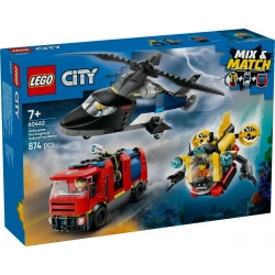 LEGO HELİKOPTER İTFAİYE VE DENİZALTI DHL