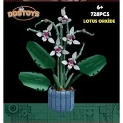 LOTUS ORKİDE 728 PARÇA ÇİÇEK LEGO