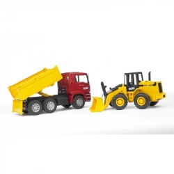 MAN DAMPERLİ KAMYON VE FR 130 KEPÇE DHL (NET)