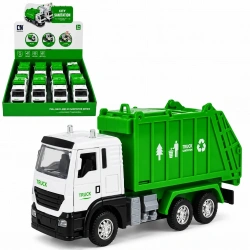 METAL IŞIKLI SESLİ ÇÖP KAMYONU 8Lİ
