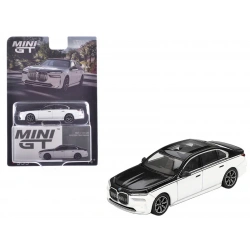 MİNİ GT 1/64 BMW İ7 XDRİVE60 ALPİNE WHİTE / BLACK