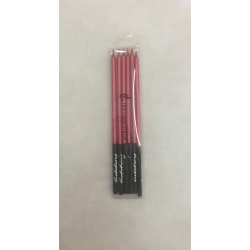 MUM İNCE UZUN 14CM 6 LI KIRMIZI