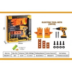 PİLLİ MATKAP SETİ DELUXE