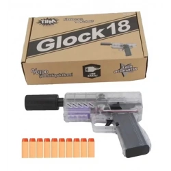 PİLLİ ŞARJLI SUSTURUCULU KÖPÜK DART ATAN BLASTER