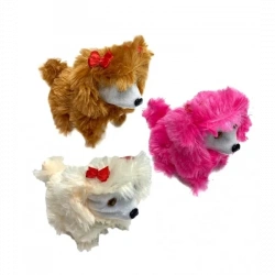 PİLLİ YÜRÜYEN KÖPEK TÜYLÜ 14*19CM