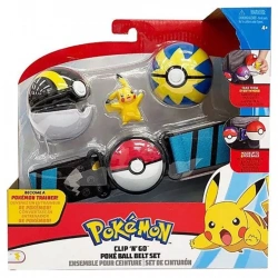 POKEMON CLİP N GO POKEBALL KEMER VE FİGÜR SETİ A