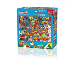 KS GAMES 1000 PARÇA PUZZLE MR MEN LİSANSLI