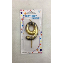 RAKAM MUM ALTIN SİYAH 9