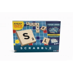 SCRABBLE AHŞAP İKİSİ BİR ARADA TÜRKÇE DHL