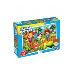 SEVİMLİ DOSTLAR PUZZLE 100 PARÇA