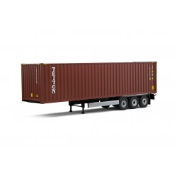 SOLİDO 1/24 REMORQUE PORTE CONTAINER RED 2021
