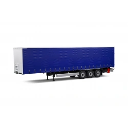 SOLİDO 1/24 TARPAULIN TRAILER BLUE BLUE